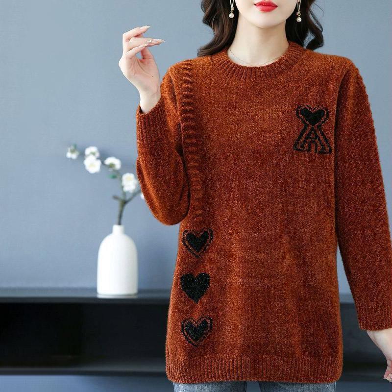 Sweater for Women Autumn Winter Oversize Thickened Pullover Warm Knitted Striped Base Layer Stretchy Long Sleeve Jumper Tops XL
Sweater for Women Autumn Winter Oversize Thickened Pullover Warm Knitted Striped Base Layer Stretchy Long Sleeve Jumper Tops XL