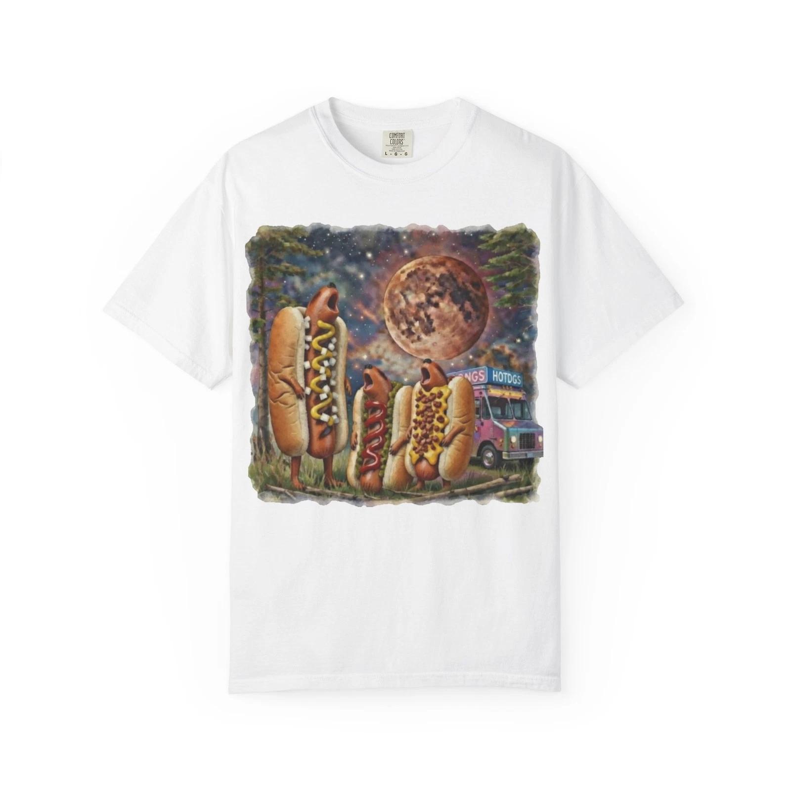 3 hotdogs howling at the moon T-Shirt 4XL
3 hotdogs howling at the moon T-Shirt 4XL