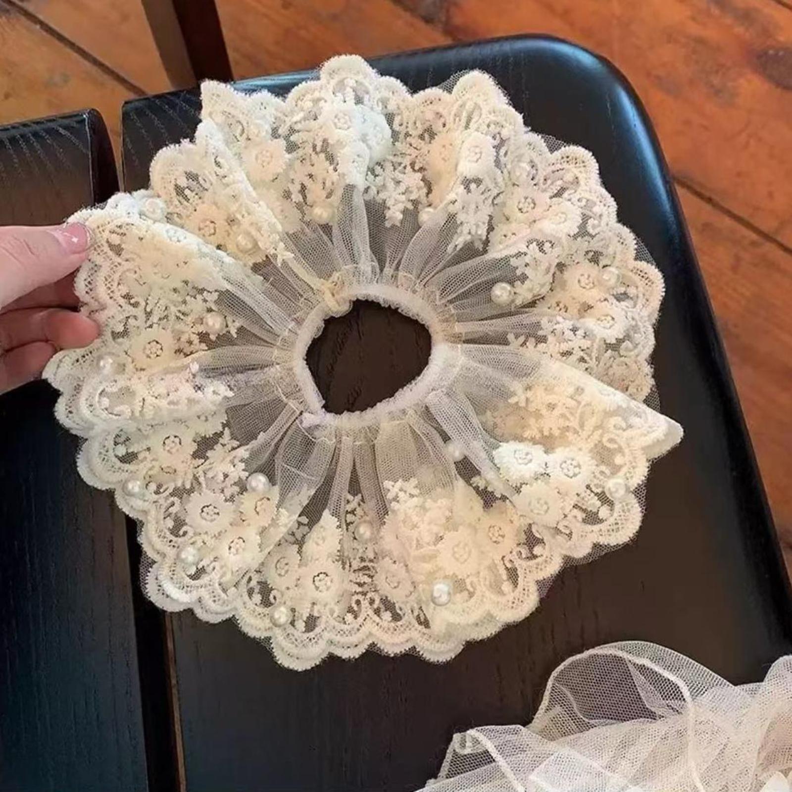 Pearl Lace Hair Tie, Fashionable And Versatile Hair Rope One Size
Pearl Lace Hair Tie, Fashionable And Versatile Hair Rope One Size