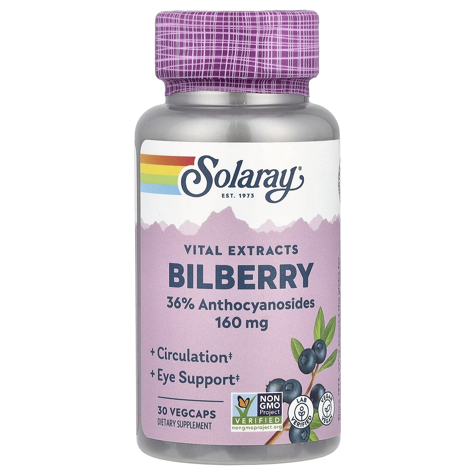 Vital Extracts Bilberry, Veggie Capsules 30
Vital Extracts Bilberry, Veggie Capsules 30