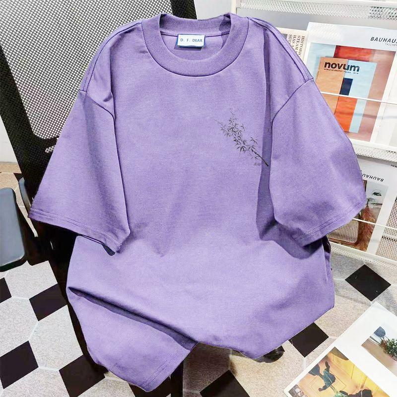 190g Heavyweight Loose Fit Short Sleeve Bamboo T-shirt – Unisex Retro Style XL світло-фіолетового кольору
190g Heavyweight Loose Fit Short Sleeve Bamboo T-shirt – Unisex Retro Style XL світло-фіолетового кольору
