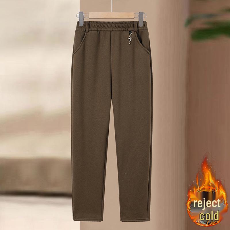 Mom s Autumn/Winter Casual Straight-Leg Pants for Middle-Aged and Elderly Women - New Style Plus Velvet Thickened Cotton XL хаки
Mom s Autumn/Winter Casual Straight-Leg Pants for Middle-Aged and Elderly Women - New Style Plus Velvet Thickened Cotton XL хаки