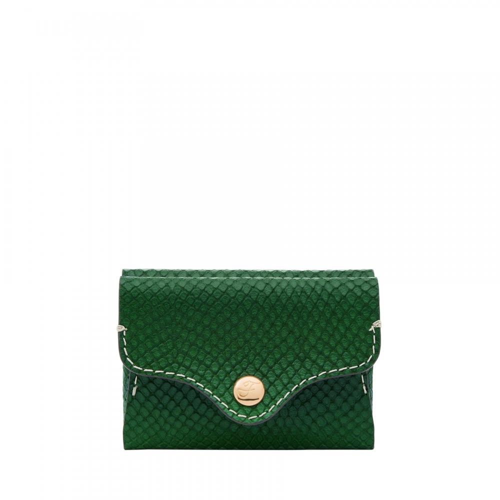 Женская кожаная визитница Fossil Heritage LiteHide 
Женская кожаная визитница Fossil Heritage LiteHide