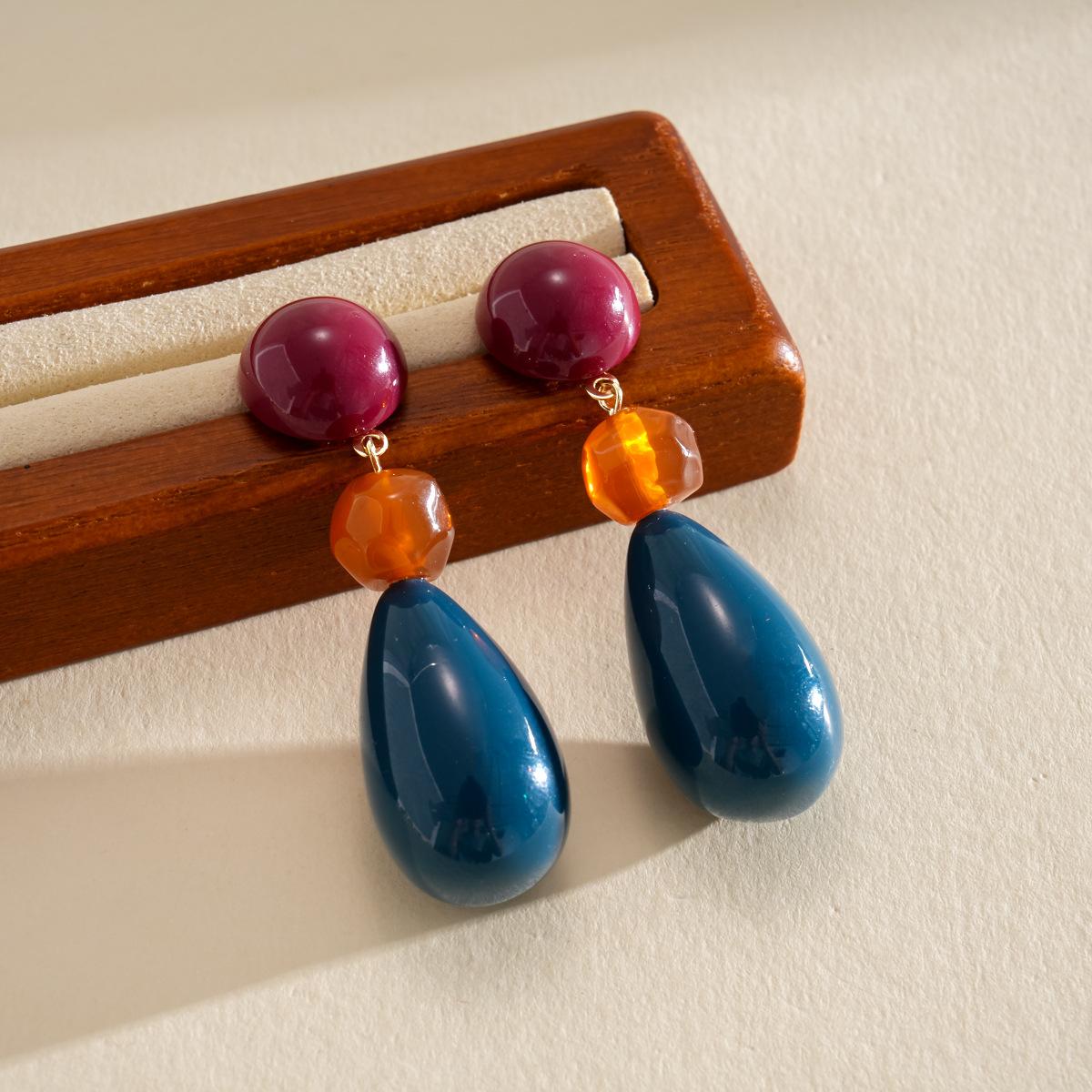 DIGADAGU Resin Candy Oval Geometric Dangle Earrings New Minimalist Luxury Earrings Women Party Zircon Accessories синій
DIGADAGU Resin Candy Oval Geometric Dangle Earrings New Minimalist Luxury Earrings Women Party Zircon Accessories синій