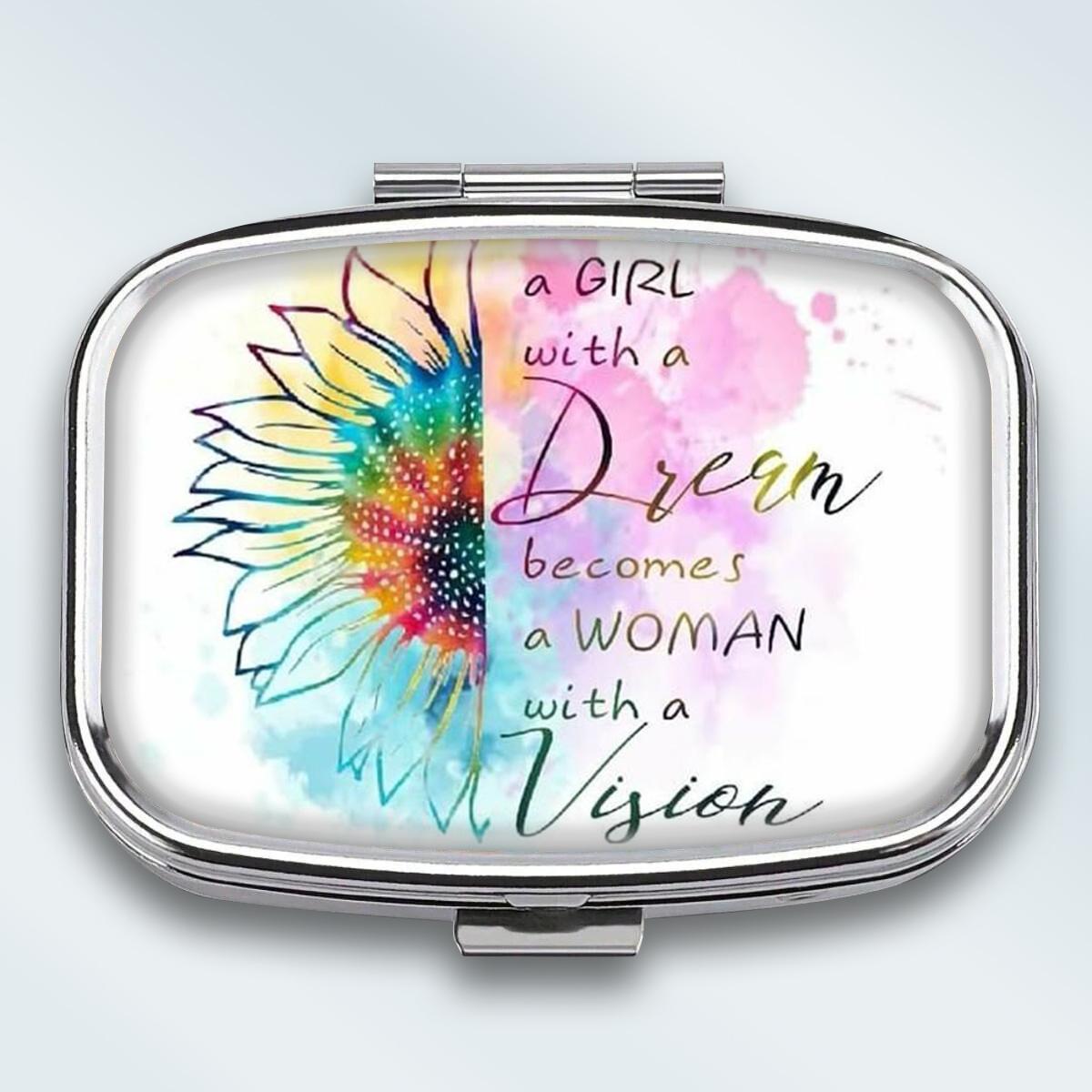 Portable Pill Box with 2 Compartments, Mini Metal Medicine Organizer Case, Cute Printed Pill Container for Vitamins, Pills, Jewelry, Travel, Daily Use разноцветный
Portable Pill Box with 2 Compartments, Mini Metal Medicine Organizer Case, Cute Printed Pill Container for Vitamins, Pills, Jewelry, Travel, Daily Use разноцветный