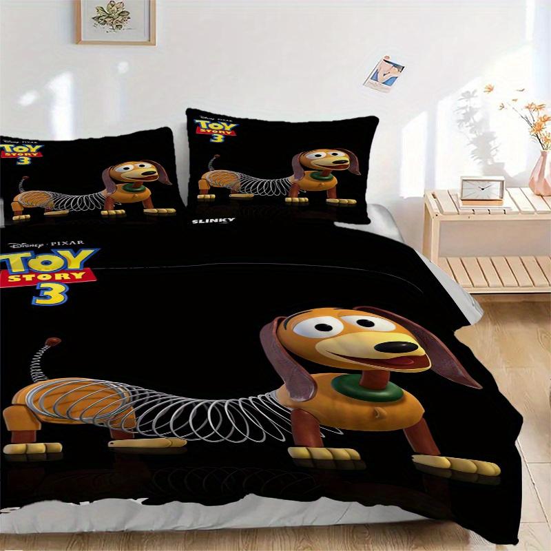 3pcs Toy Story Slinky Dog Pattern Bedding Three-Piece Set (1 Cover + 2 Pillowcases, No Fillings) S089 135x200cm
3pcs Toy Story Slinky Dog Pattern Bedding Three-Piece Set (1 Cover + 2 Pillowcases, No Fillings) S089 135x200cm