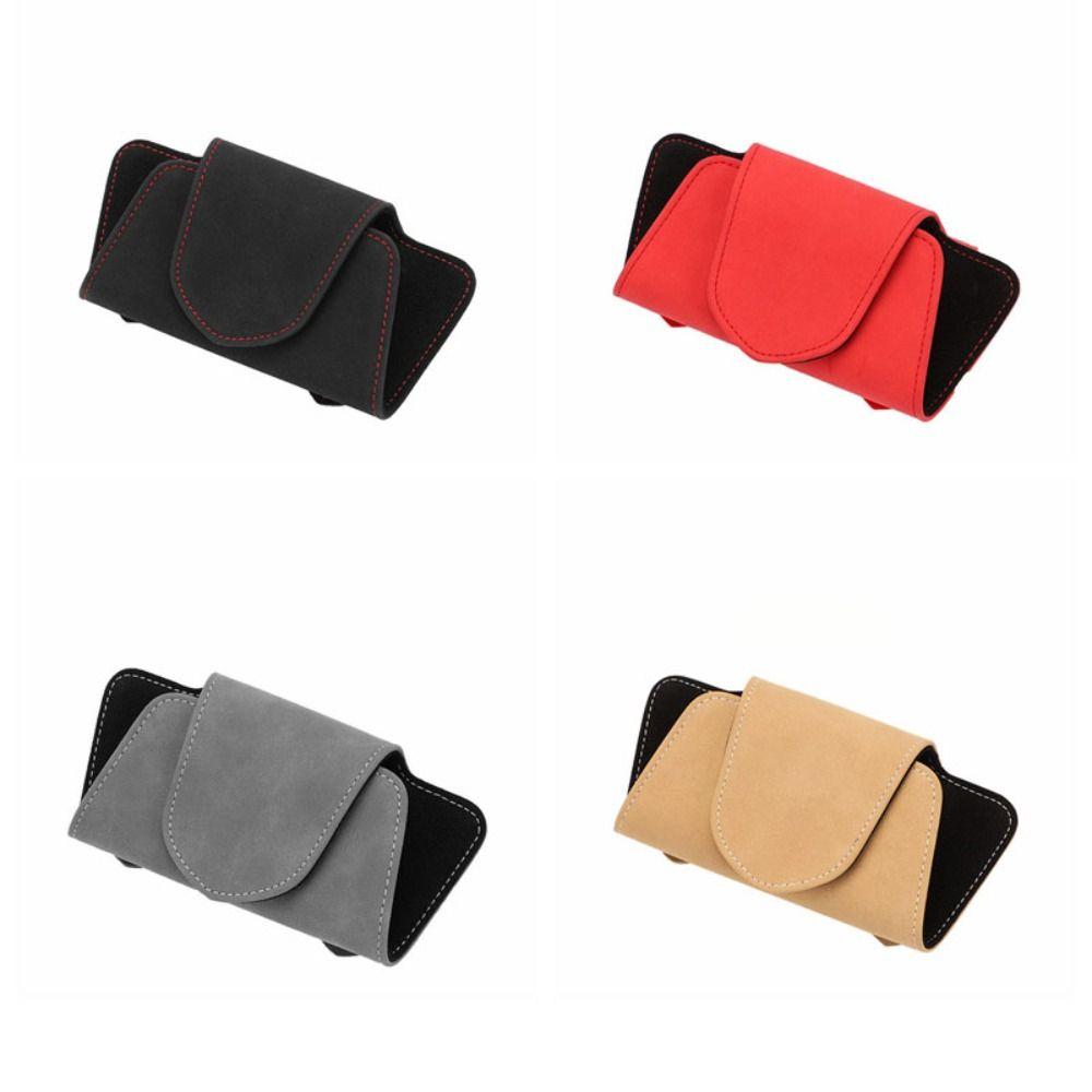 Stable Sunglasses Holder Clip Leather Magnetic Glasses Clip Storage Accessories червоний
Stable Sunglasses Holder Clip Leather Magnetic Glasses Clip Storage Accessories червоний