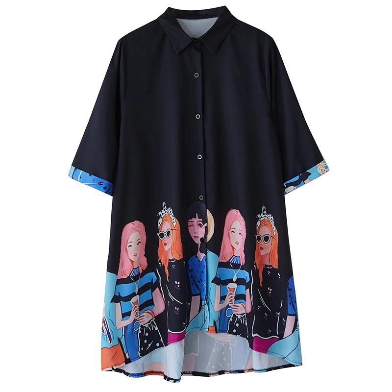 XITAO Print Single Breasted Loose Female Dress ZMY1218 One Size чёрный
XITAO Print Single Breasted Loose Female Dress ZMY1218 One Size чёрный