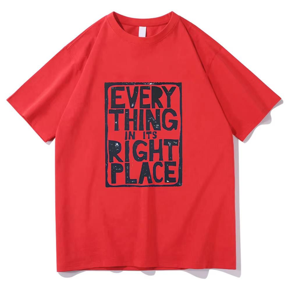 Radiohead Everything in Its Right Place Graphic T Shirts Radiohead Rock Band Cotton T-shirts Men Women Vintage Classic Tees Y2K 4XL
Radiohead Everything in Its Right Place Graphic T Shirts Radiohead Rock Band Cotton T-shirts Men Women Vintage Classic Tees Y2K 4XL
