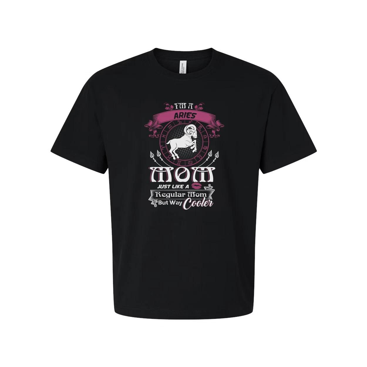 Aries Zodiac Moon Graphic Tee for Unisex Adults With Pink Emblem and Decorative L
Aries Zodiac Moon Graphic Tee for Unisex Adults With Pink Emblem and Decorative L