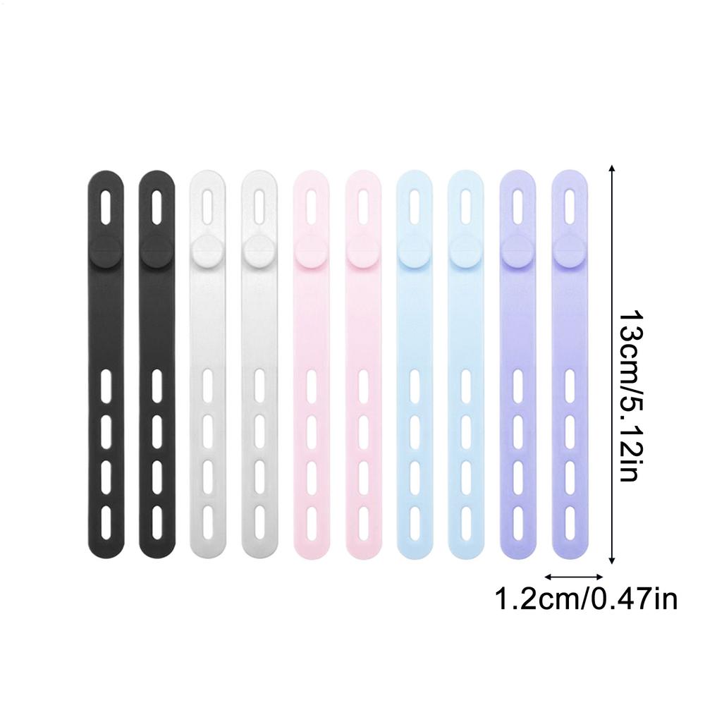 10Pcs Silicone Cable Ties Cord Organizer Cable Straps Reusable Cord Ties Travel Cable Organizer Cute Elastic Tie Wire Ties
10Pcs Silicone Cable Ties Cord Organizer Cable Straps Reusable Cord Ties Travel Cable Organizer Cute Elastic Tie Wire Ties