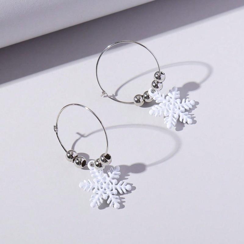 Christmas Snowflake Earrings: European & American Fashion, Simple & Elegant Women s Jewelry.
Christmas Snowflake Earrings: European & American Fashion, Simple & Elegant Women s Jewelry.