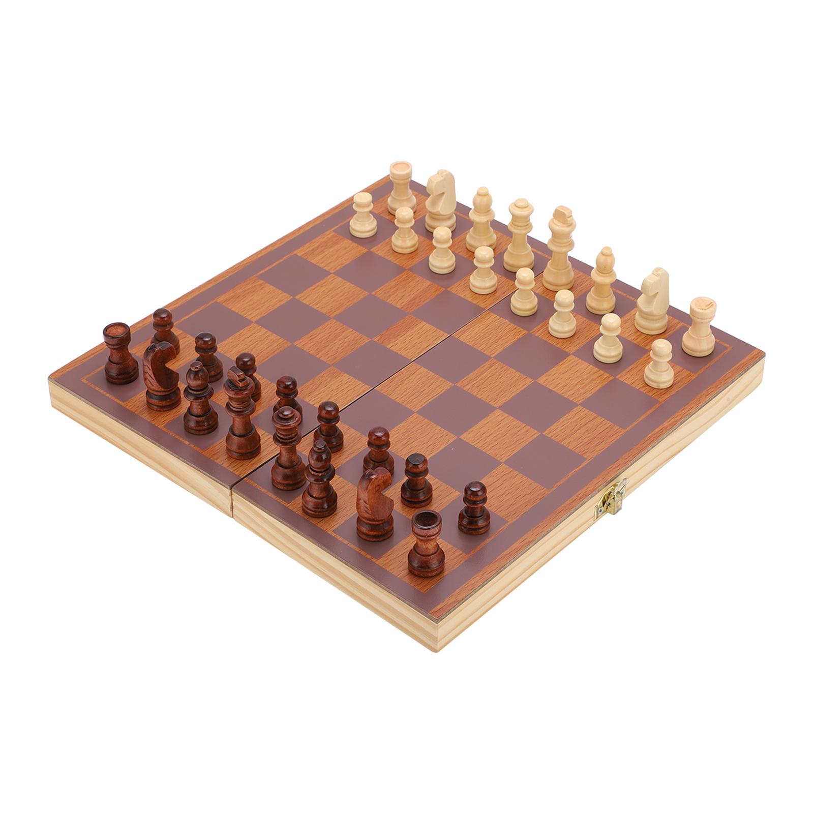 Chess Set Wooden Travel Portable Foldable Medium Chess Board Set for Kids and Adults
Chess Set Wooden Travel Portable Foldable Medium Chess Board Set for Kids and Adults
