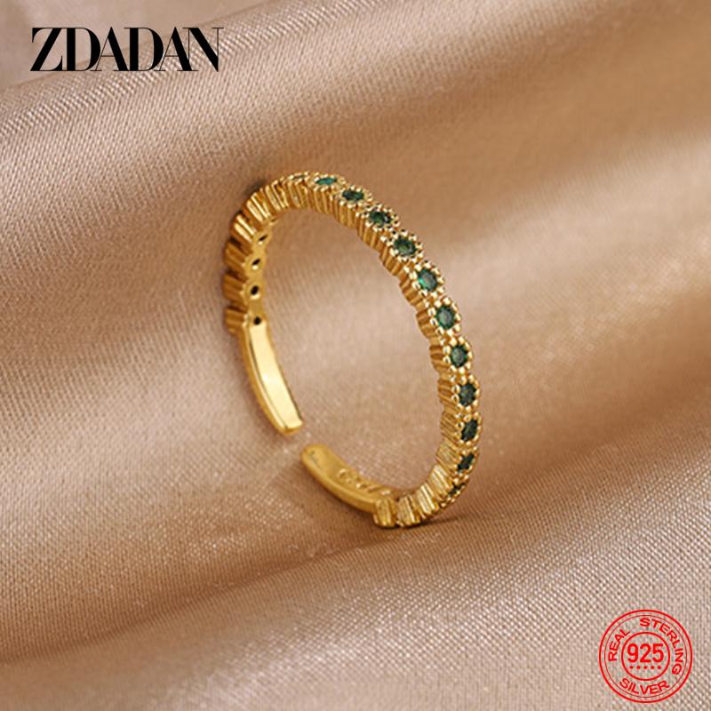 925 Sterling Silver 18K Gold Pave Green Zircon Ring for Women Girls Fashion Jewelry resizable золотой
925 Sterling Silver 18K Gold Pave Green Zircon Ring for Women Girls Fashion Jewelry resizable золотой