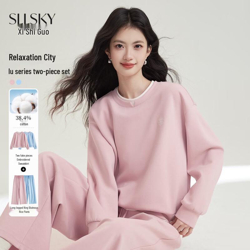 Women s Pink Casual Hoodie & Wide-Leg Pants Set M
Women s Pink Casual Hoodie & Wide-Leg Pants Set M