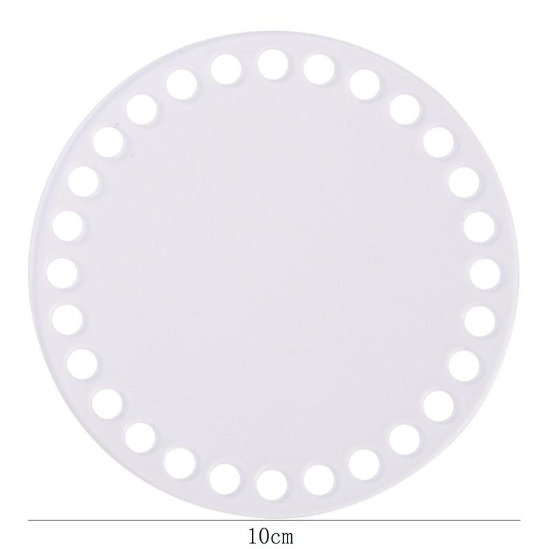 2 шт. 10/12/15/18/20 см прозрачное акриловое дно крючком для изготовления сумок коврик подушка для сумки нижняя основа аксессуары для сумок своими руками