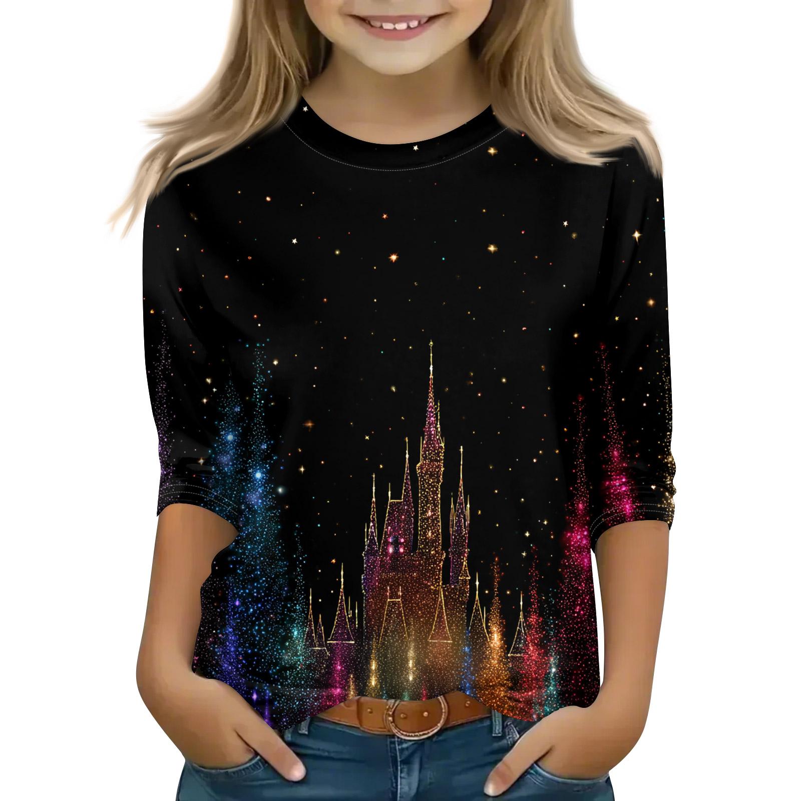 Рождественские топы с принтом для девочек-подростков 5-16 лет, футболки с круглым вырезом и рукавами 3/4, модные топы, нарядные футболки 120 красный
Рождественские топы с принтом для девочек-подростков 5-16 лет, футболки с круглым вырезом и рукавами 3/4, модные топы, нарядные футболки 120 красный