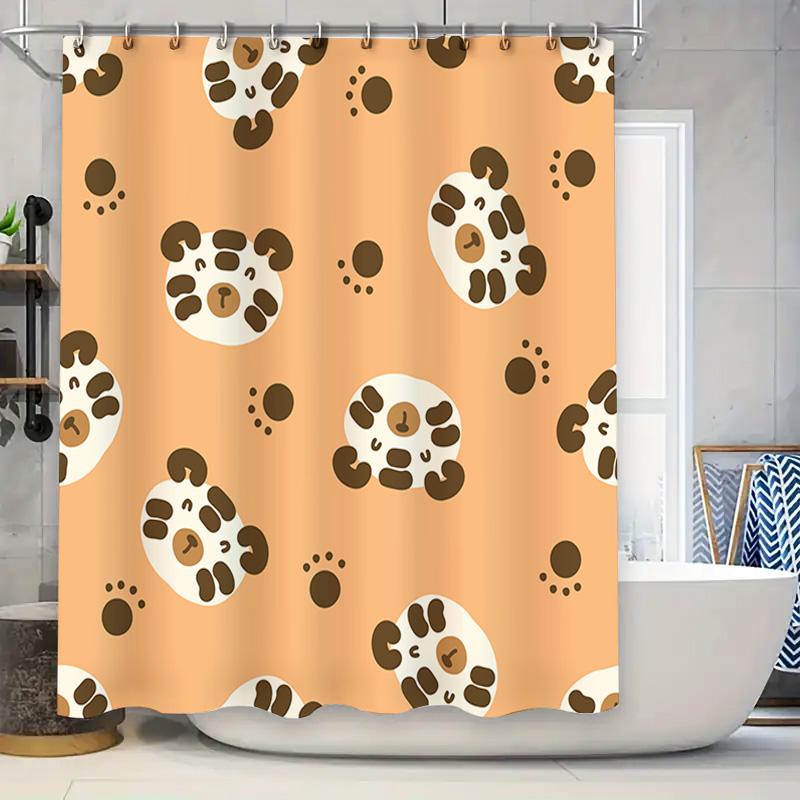 Cute Animal Print Shower Curtain Cartoon Design Pattern Bathroom Decor Home Decoration Waterproof Fabric Bath Mat (Yellow With B W60H190(CM)-1 Pcs
Cute Animal Print Shower Curtain Cartoon Design Pattern Bathroom Decor Home Decoration Waterproof Fabric Bath Mat (Yellow With B W60H190(CM)-1 Pcs