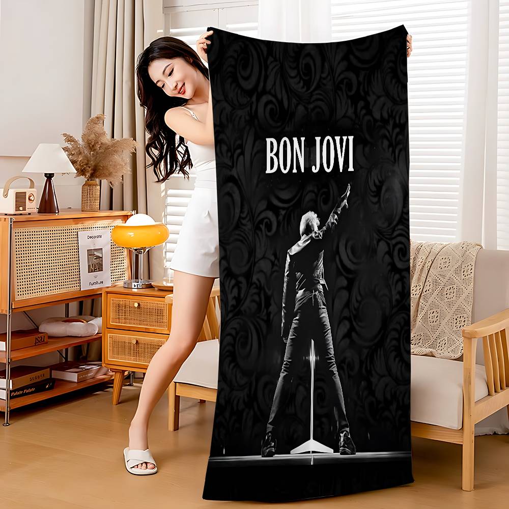 Hot Rock Band B-Bon Jovies Microfiber Blanket Quick Drying Beach Towels Oversized Printing Super Absorbent Pool Towel Blanket W30*H60(CM)
Hot Rock Band B-Bon Jovies Microfiber Blanket Quick Drying Beach Towels Oversized Printing Super Absorbent Pool Towel Blanket W30*H60(CM)