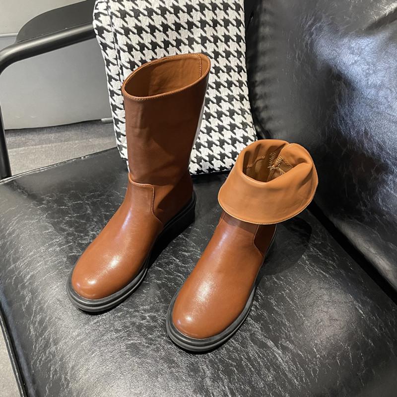 Fashion Autumn Winter Patent Leather Split Fold Women Motorcycle Mid-calf Boots Fashion Sheepskin Chunky Heeled Short Boots Shoes Botas 40 коричневый
Fashion Autumn Winter Patent Leather Split Fold Women Motorcycle Mid-calf Boots Fashion Sheepskin Chunky Heeled Short Boots Shoes Botas 40 коричневый