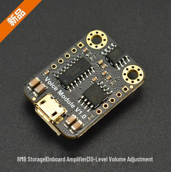 Gravity UART MP3 Module: 8MB Storage, MP3/WAV Decoding
Gravity UART MP3 Module: 8MB Storage, MP3/WAV Decoding
