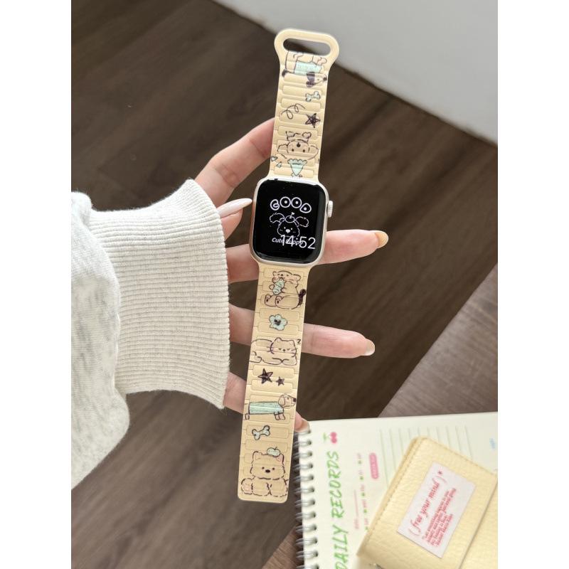 Cartoon Puppy Silicone Strap for Apple Watch Series 2-9 & S10 Wristband Apple 38/40/41mm
Cartoon Puppy Silicone Strap for Apple Watch Series 2-9 & S10 Wristband Apple 38/40/41mm