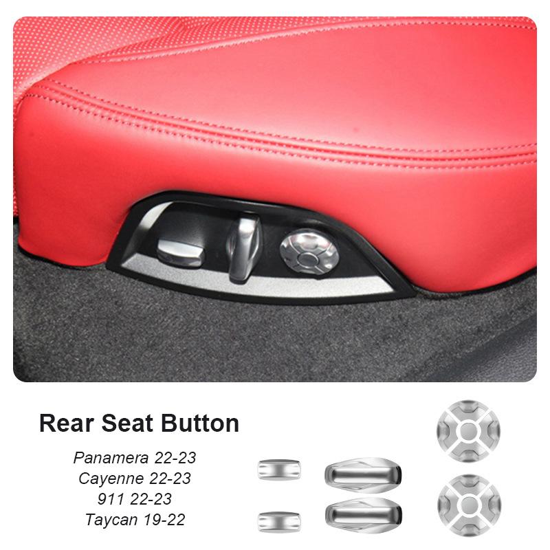 Car Front Rear Seat Adjustment Button Cover Sequin Trim Sticker For Porsche Cayenne Panamera 911 2022 2023,Taycan 2019-2022
Car Front Rear Seat Adjustment Button Cover Sequin Trim Sticker For Porsche Cayenne Panamera 911 2022 2023,Taycan 2019-2022
