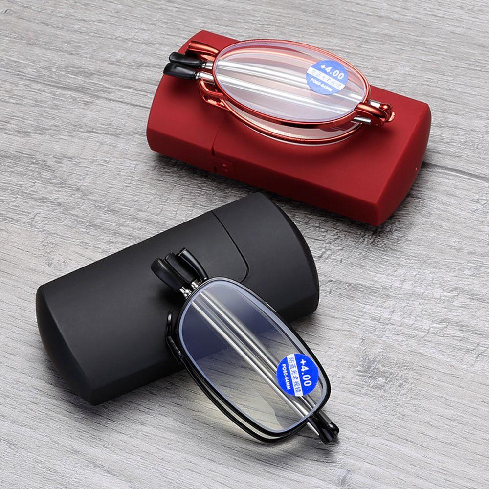 With Glasses Box Telescopic Eyewear Folding Reading Glasses Anti Blue Light Presbyopia Eyeglasses black-250
With Glasses Box Telescopic Eyewear Folding Reading Glasses Anti Blue Light Presbyopia Eyeglasses black-250