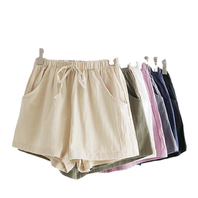 Women s High Waist Cotton Linen Shorts: Summer Elastic Waist, Loose Casual Fit, Korean Style, Plus Size Wide Leg, Slimming Hot Pants. M
Women s High Waist Cotton Linen Shorts: Summer Elastic Waist, Loose Casual Fit, Korean Style, Plus Size Wide Leg, Slimming Hot Pants. M