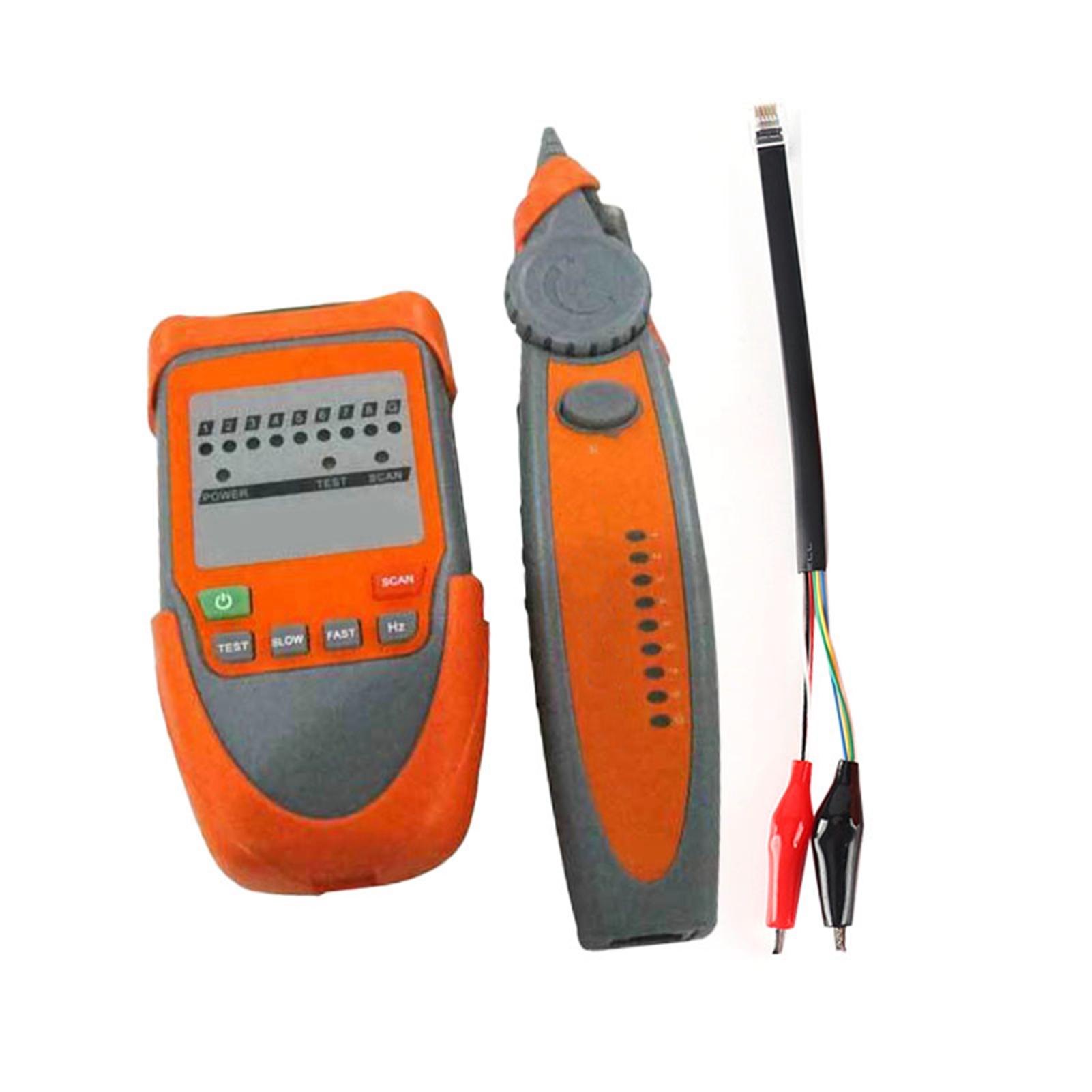 Тестер сетевого кабеля Многофункциональный визуальный детектор неисправностей Точный сетевой искатель линии Провод
Тестер сетевого кабеля Многофункциональный визуальный детектор неисправностей Точный сетевой искатель линии Провод