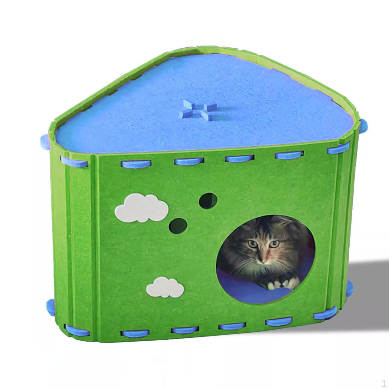 Cat House Bed Cave Grind Claw Breathable Cozy Hideaway Kitten зелёный
Cat House Bed Cave Grind Claw Breathable Cozy Hideaway Kitten зелёный