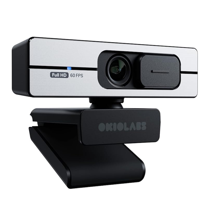 OKIOLABS A6 WEB camera 1080p 60 FPS Full HD For streaming 90° wide angle PC camera automatic light correction built-in microphone live broadcast
OKIOLABS A6 WEB camera 1080p 60 FPS Full HD For streaming 90° wide angle PC camera automatic light correction built-in microphone live broadcast