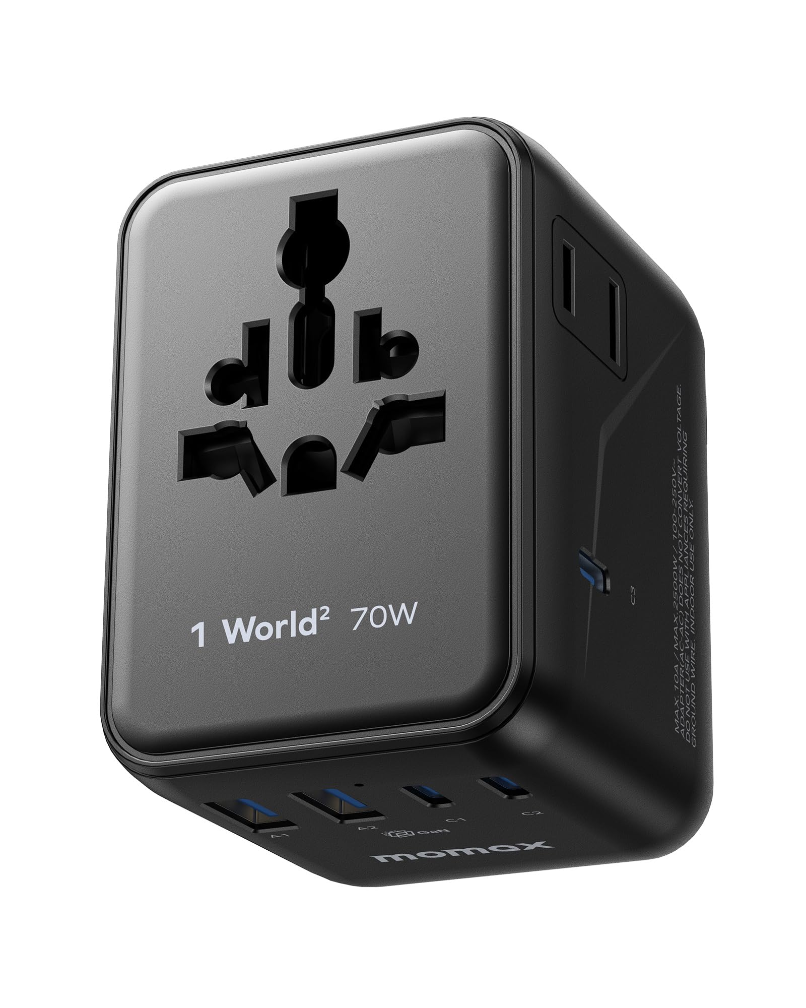 improved MOMAX Conversion Plug PD 70W GaN Fast Charging Power Conversion Plug for Overseas Travel Charging 7 Devices Simultaneously PD QC Outlets 2 AC
improved MOMAX Conversion Plug PD 70W GaN Fast Charging Power Conversion Plug for Overseas Travel Charging 7 Devices Simultaneously PD QC Outlets 2 AC