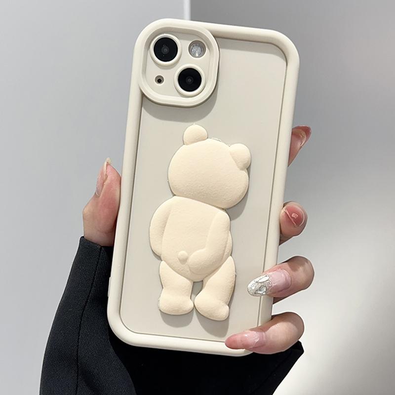 Корейский милый чехол для телефона с 3D медведем для iPhone 11 13 12 14 15 Pro Max XR XS X 7 8 Plus SE2, мягкий противоударный защитный чехол For iPhone X XS
Корейский милый чехол для телефона с 3D медведем для iPhone 11 13 12 14 15 Pro Max XR XS X 7 8 Plus SE2, мягкий противоударный защитный чехол For iPhone X XS