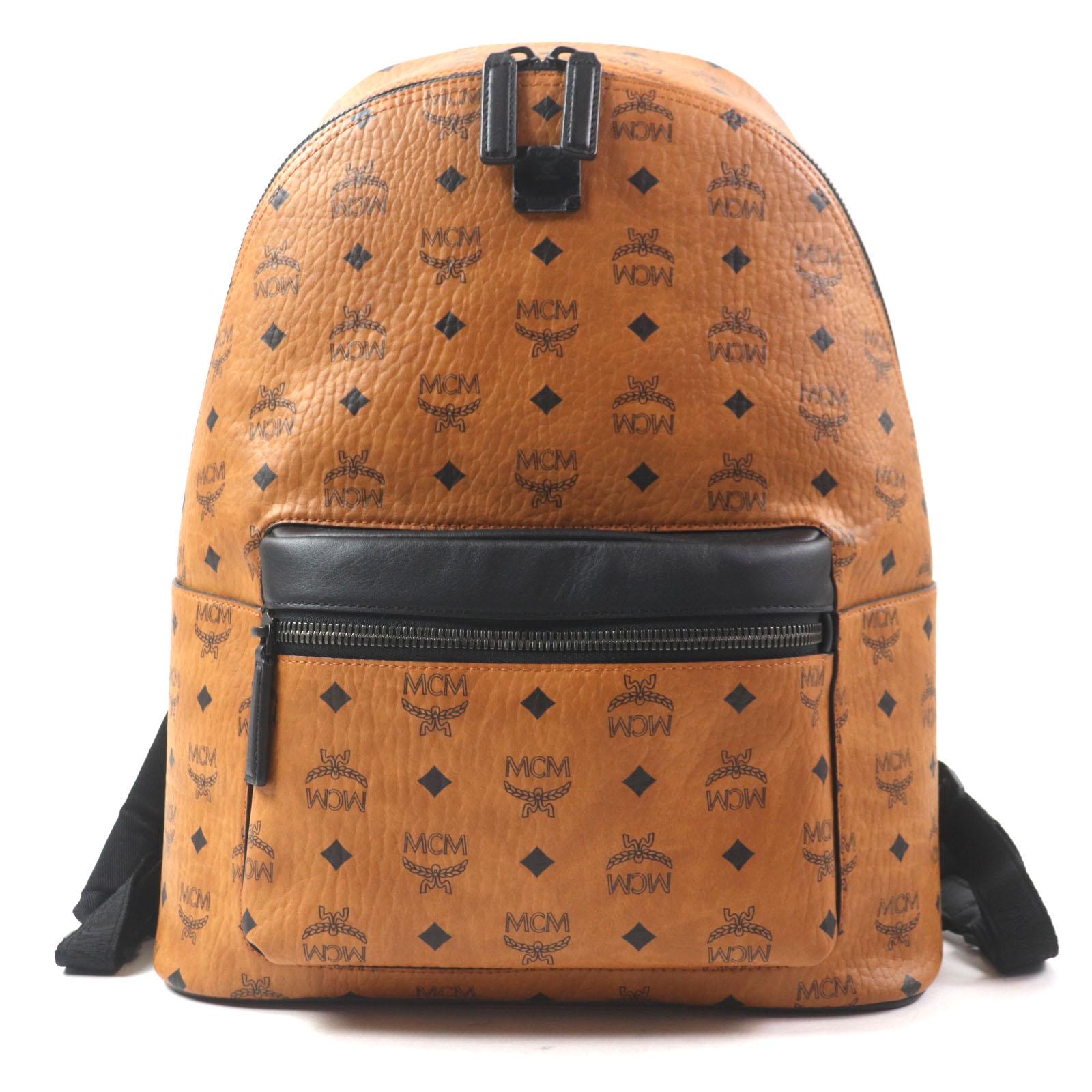 Pristine MCM Backpack Daypack Stark Backpack in Visetos Medium canvas Used
Pristine MCM Backpack Daypack Stark Backpack in Visetos Medium canvas Used