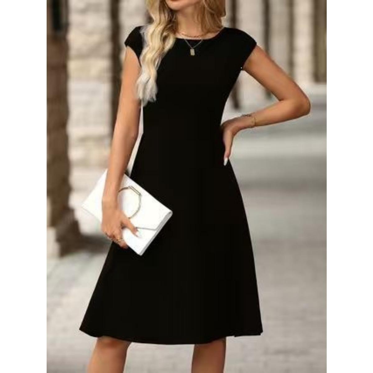 New Spring Summer Solid Color High Waist A-line Slim Fit Fashion Dress for Women European American Crossbody Style S чёрный
New Spring Summer Solid Color High Waist A-line Slim Fit Fashion Dress for Women European American Crossbody Style S чёрный