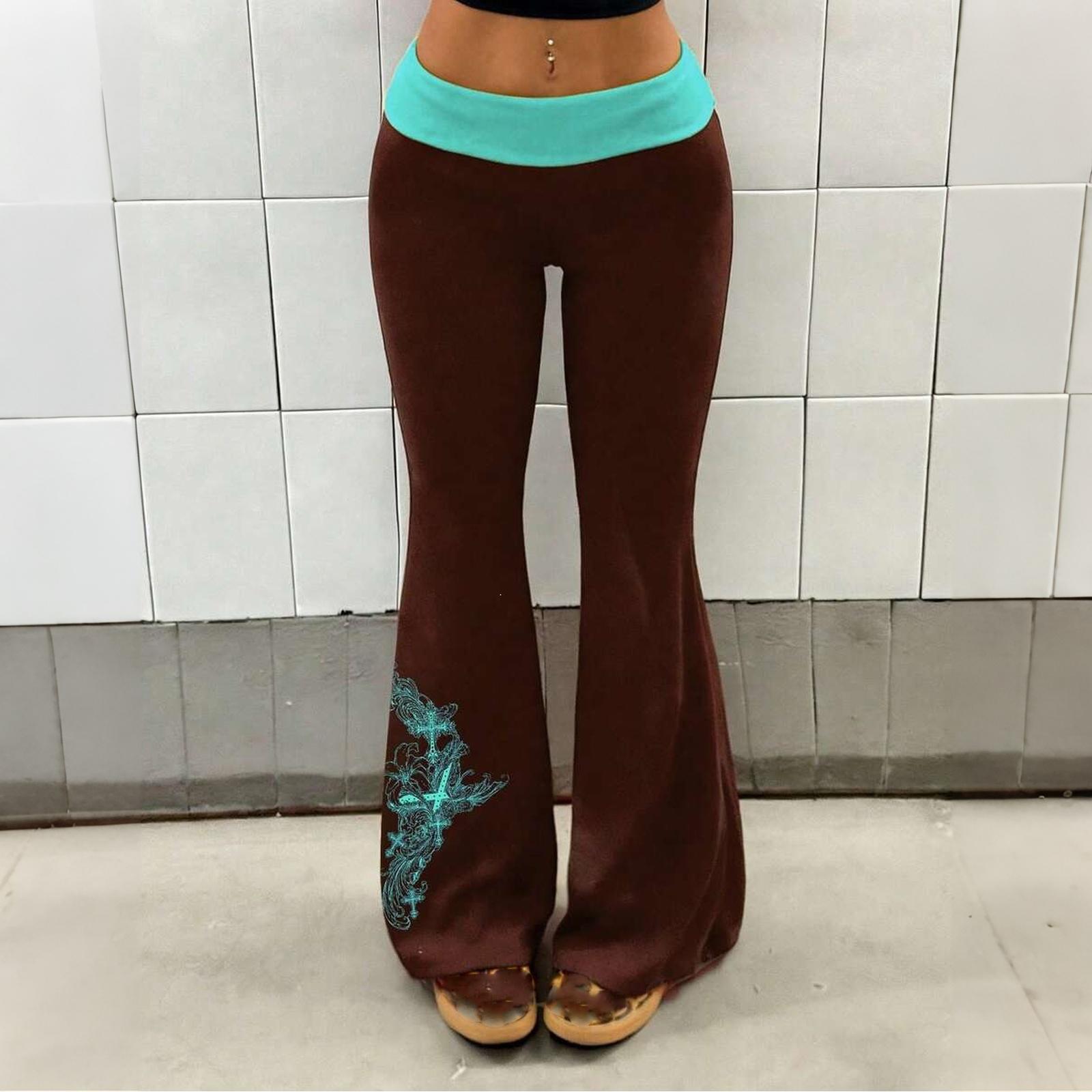 Women Casual Fashion Flared Pants Patchwork Printed Wide Leg Trousers Elastic Waistband Comfortable Fit L коричневый
Women Casual Fashion Flared Pants Patchwork Printed Wide Leg Trousers Elastic Waistband Comfortable Fit L коричневый