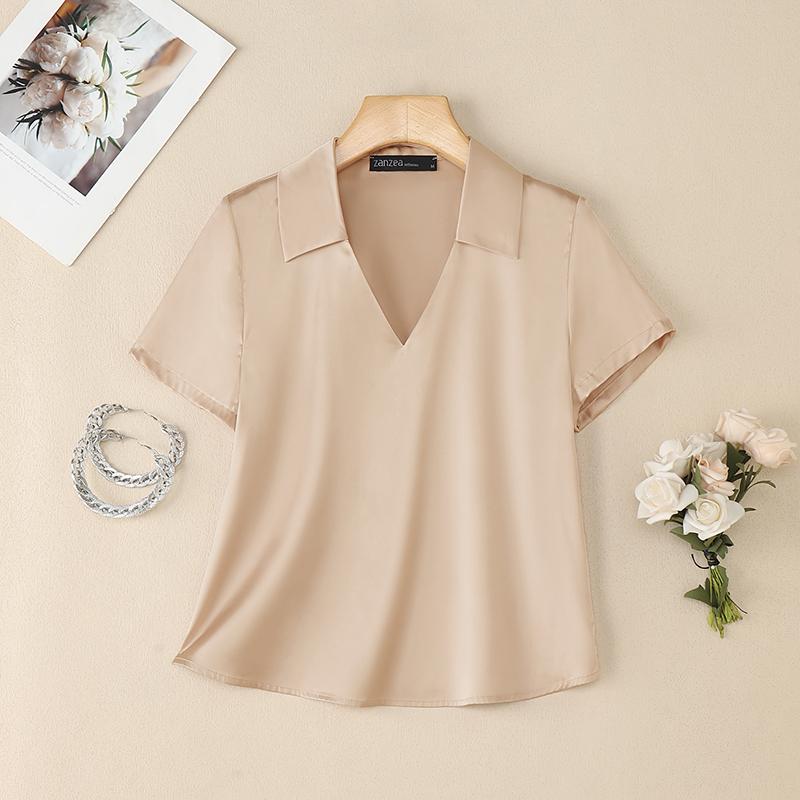 ZANZEA Женская летняя блузка с V-образным вырезом, повседневная, с коротким рукавом S хаки
ZANZEA Женская летняя блузка с V-образным вырезом, повседневная, с коротким рукавом S хаки
