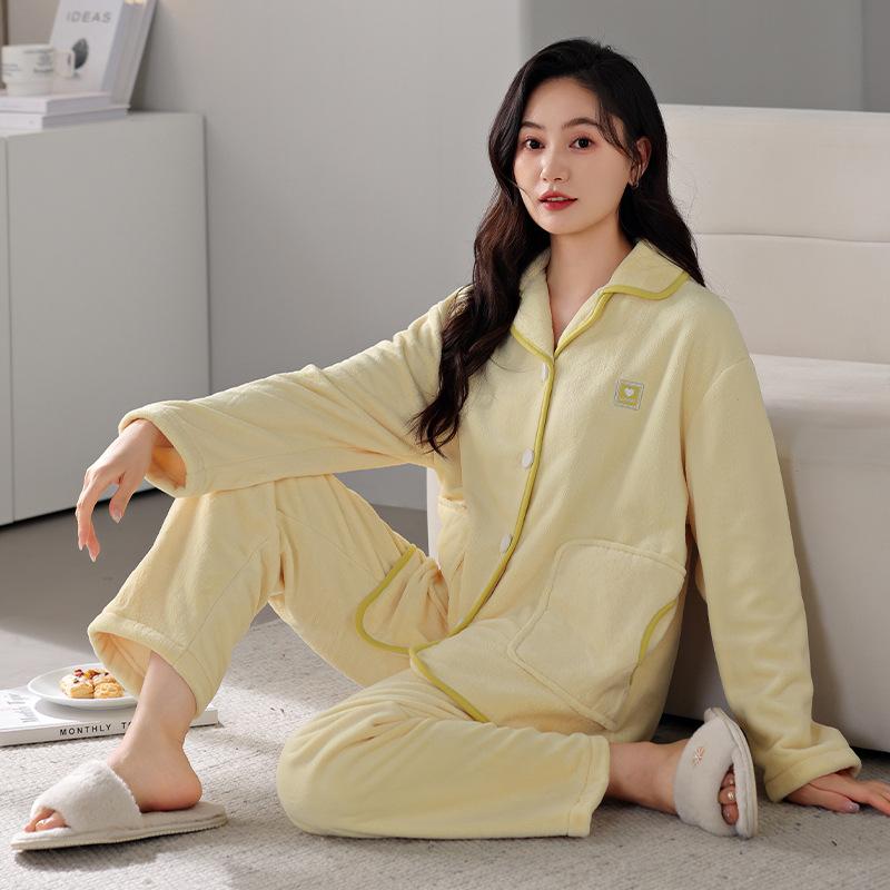 Зимняя пижама из кораллового флиса для пары, мужская и женская, с длинными рукавами, кардиган, флисовый утолщенный фланелевый термокомплект для дома 2XL
Зимняя пижама из кораллового флиса для пары, мужская и женская, с длинными рукавами, кардиган, флисовый утолщенный фланелевый термокомплект для дома 2XL