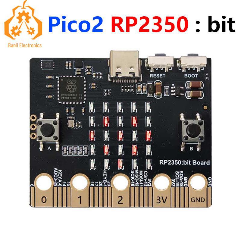 Мікроконтролер Raspberry Pi Pico 2 RP2350 - сумісний з BBC Micro:біт, підтримує програмування на Python
Мікроконтролер Raspberry Pi Pico 2 RP2350 - сумісний з BBC Micro:біт, підтримує програмування на Python