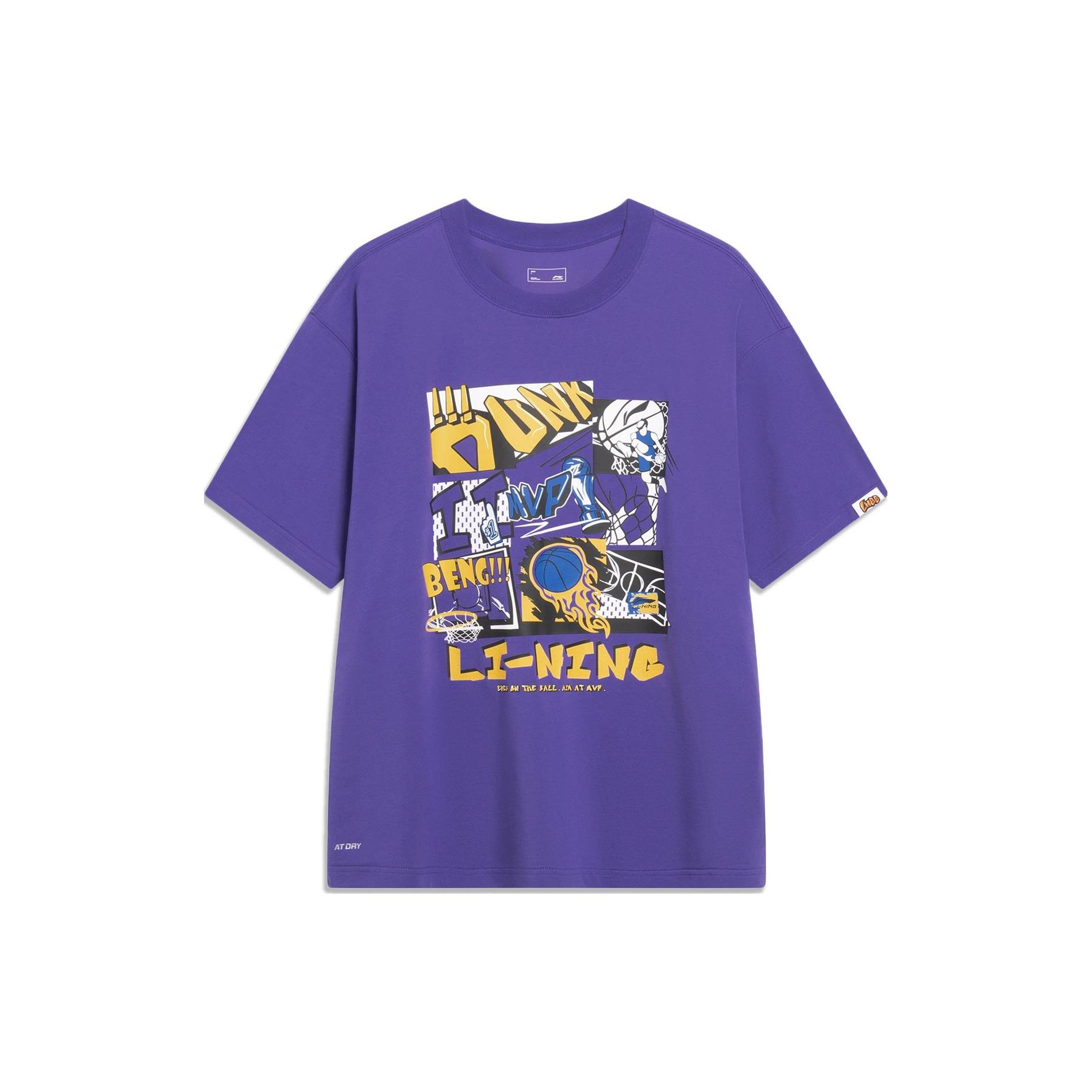 Li-Ning Sports Life Series Футболка с круглым вырезом и короткими рукавами с принтом, мужские топы, фиолетовые AHST571-2
Li-Ning Sports Life Series Футболка с круглым вырезом и короткими рукавами с принтом, мужские топы, фиолетовые AHST571-2