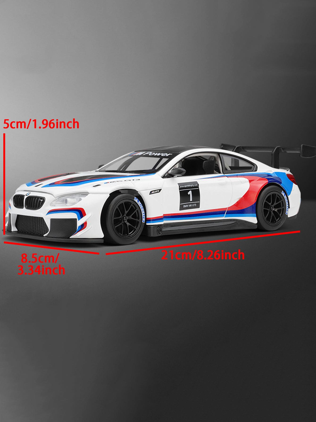 CCA 1:24 BMW M6 GT3 model car, zinc alloy metal ornament, collectible gift car белый
CCA 1:24 BMW M6 GT3 model car, zinc alloy metal ornament, collectible gift car белый