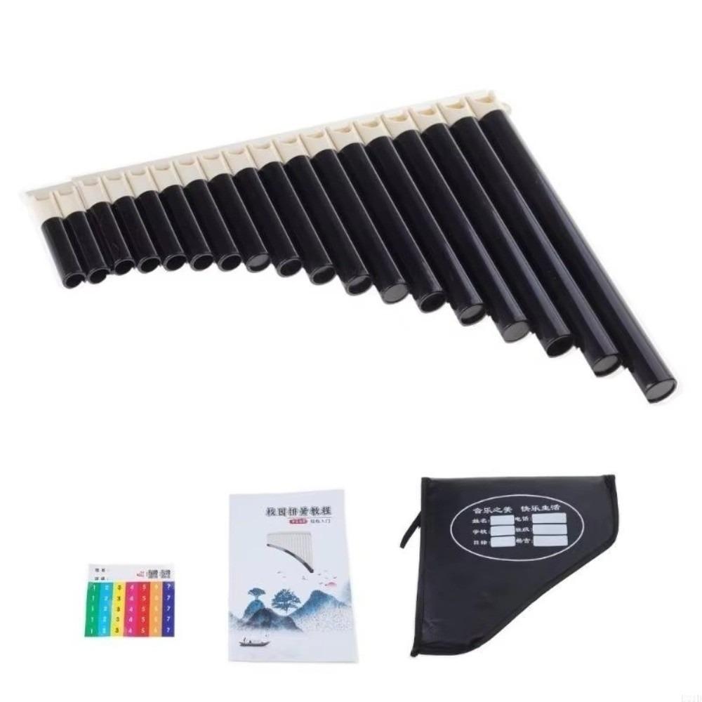 Ergonomic C Scale Panpipe Portable Musical Instrument Beginner Friendly Pan Flute Recreational Use
Ergonomic C Scale Panpipe Portable Musical Instrument Beginner Friendly Pan Flute Recreational Use