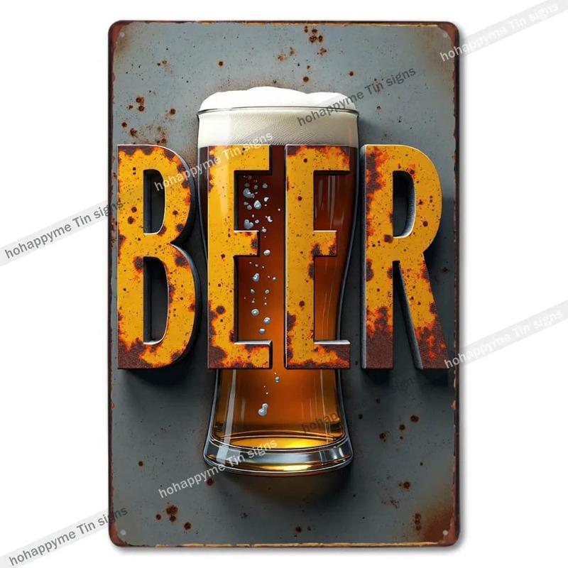 Бляшана табличка Beer Fest, Металевий декор для стіни пабу 20x30см
Бляшана табличка Beer Fest, Металевий декор для стіни пабу 20x30см