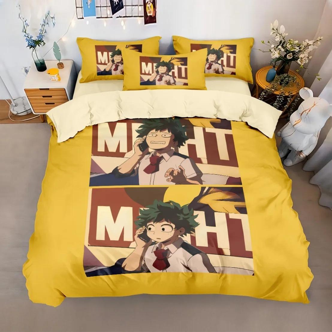 Anime Boys duvet cover pillowcase Hero Academia s Bedding Set Adult children Bedroom Decoration Single Double Large Size gift 100x135cm-2pcs
Anime Boys duvet cover pillowcase Hero Academia s Bedding Set Adult children Bedroom Decoration Single Double Large Size gift 100x135cm-2pcs
