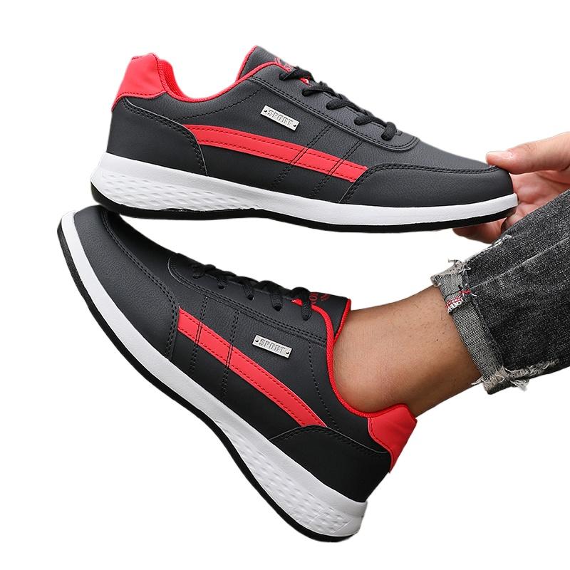 Artificial Leather Men Shoes Lace Up Sneakers Trend Casual Footwear Breath Non-slip Leisure Male Sneakers Men Vulcanized Shoes 38
Artificial Leather Men Shoes Lace Up Sneakers Trend Casual Footwear Breath Non-slip Leisure Male Sneakers Men Vulcanized Shoes 38