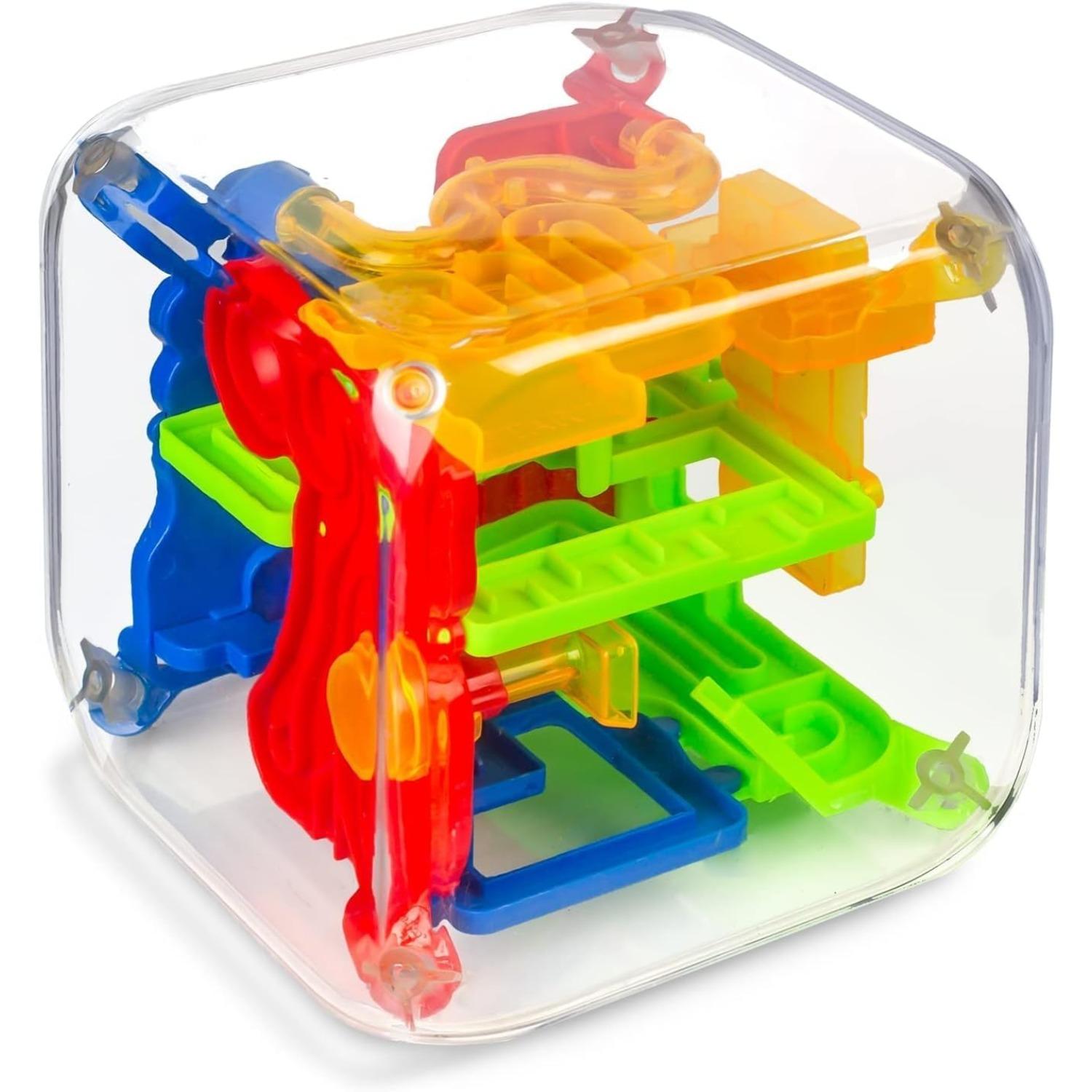 3 Otters 3D Puzzle Maze Cube, 72 препятствия Puzzle Cube Интерактивная игра-лабиринт с развивающей игрушкой для детей 3+ 12.7*12.7*12.7cm
3 Otters 3D Puzzle Maze Cube, 72 препятствия Puzzle Cube Интерактивная игра-лабиринт с развивающей игрушкой для детей 3+ 12.7*12.7*12.7cm