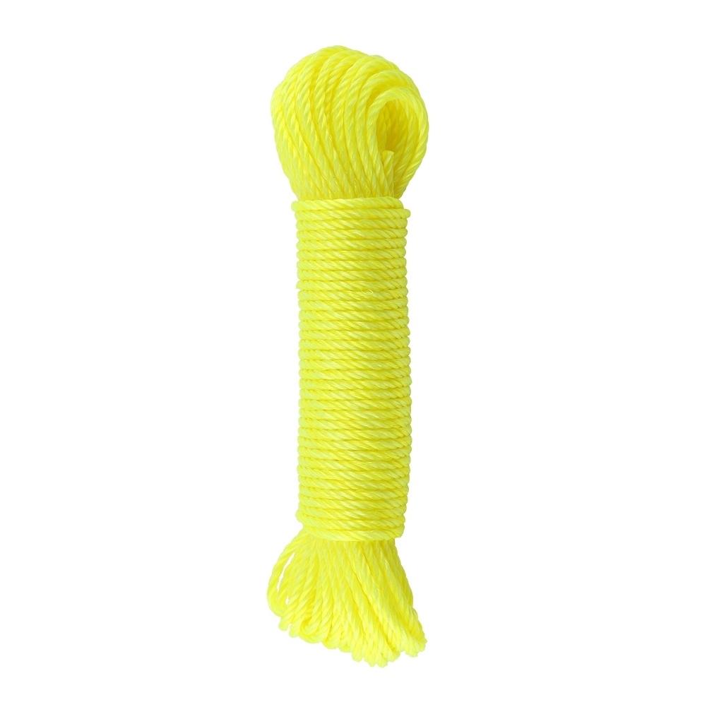 20m Nylon Rope Lines Cord Clothesline Garden Camping Outdoors (Yellow)
20m Nylon Rope Lines Cord Clothesline Garden Camping Outdoors (Yellow)