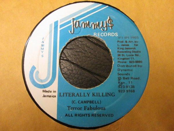 7inch Record TERROR FABULOUS - Literally Killing NONE Jammy s Records 1993 Jamaica Reggae, Ska & Dub Used
7inch Record TERROR FABULOUS - Literally Killing NONE Jammy s Records 1993 Jamaica Reggae, Ska & Dub Used