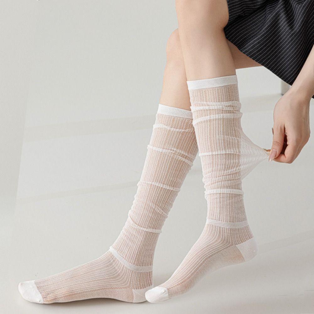 Однотонные сетчатые носки JK Calf Lolita, высокие чулки средней длины, весна-лето чёрный
Однотонные сетчатые носки JK Calf Lolita, высокие чулки средней длины, весна-лето чёрный